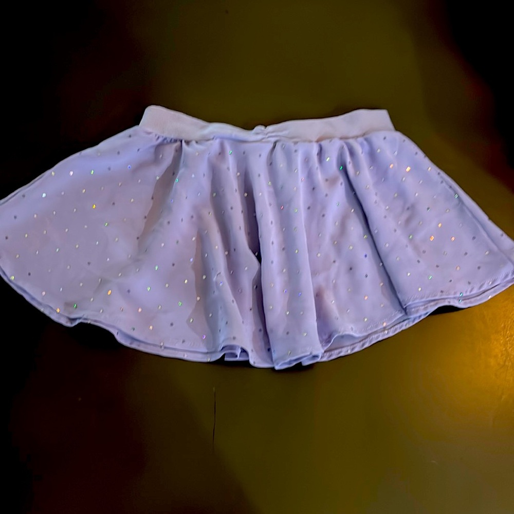 Bloch 6x-7 Bedazzled lavender skirt